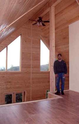 Custom homes loft built by bavariancottages.com